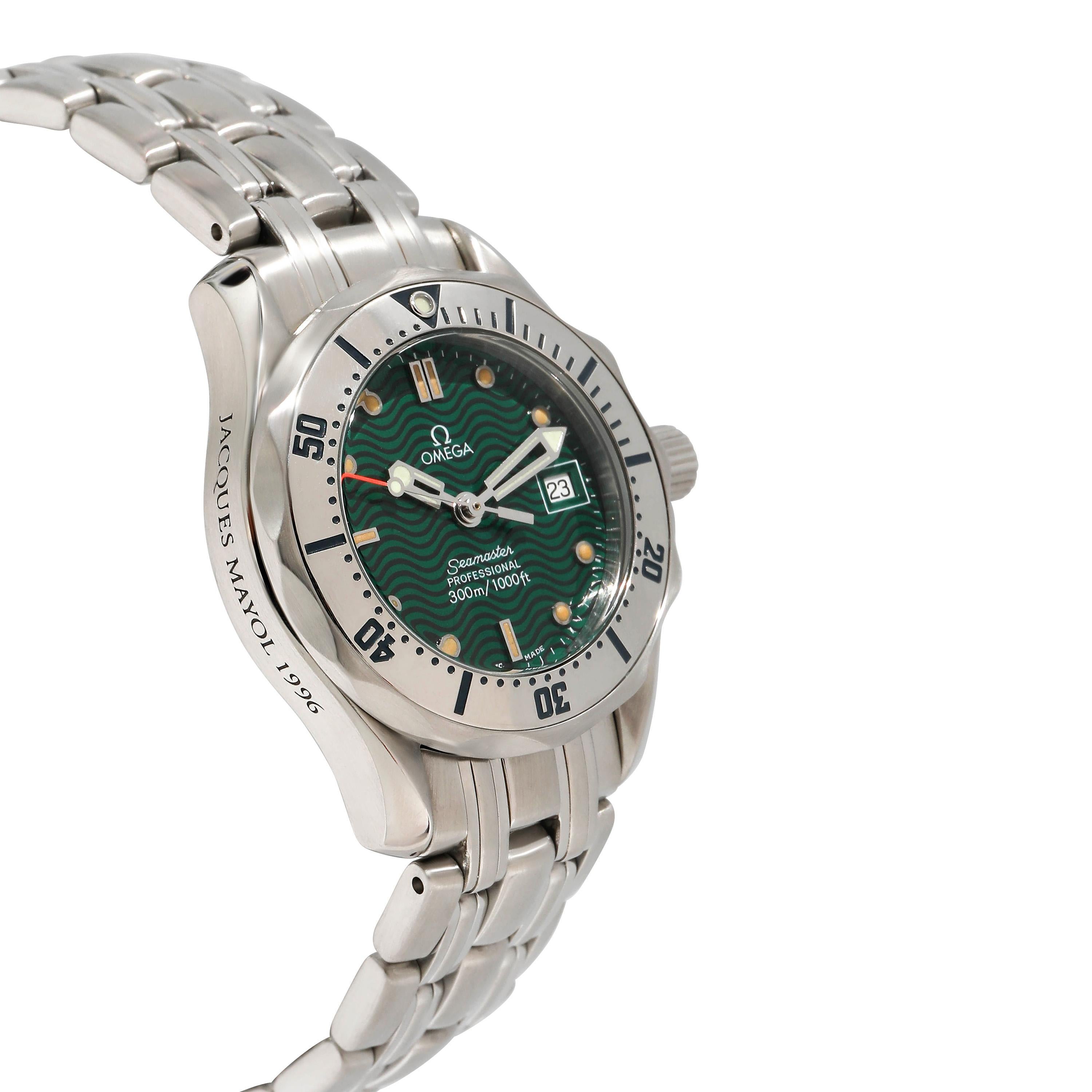 Omega Seamaster Jacques Mayol 2553.41 Damenuhr in  Rostfreier Stahl 1