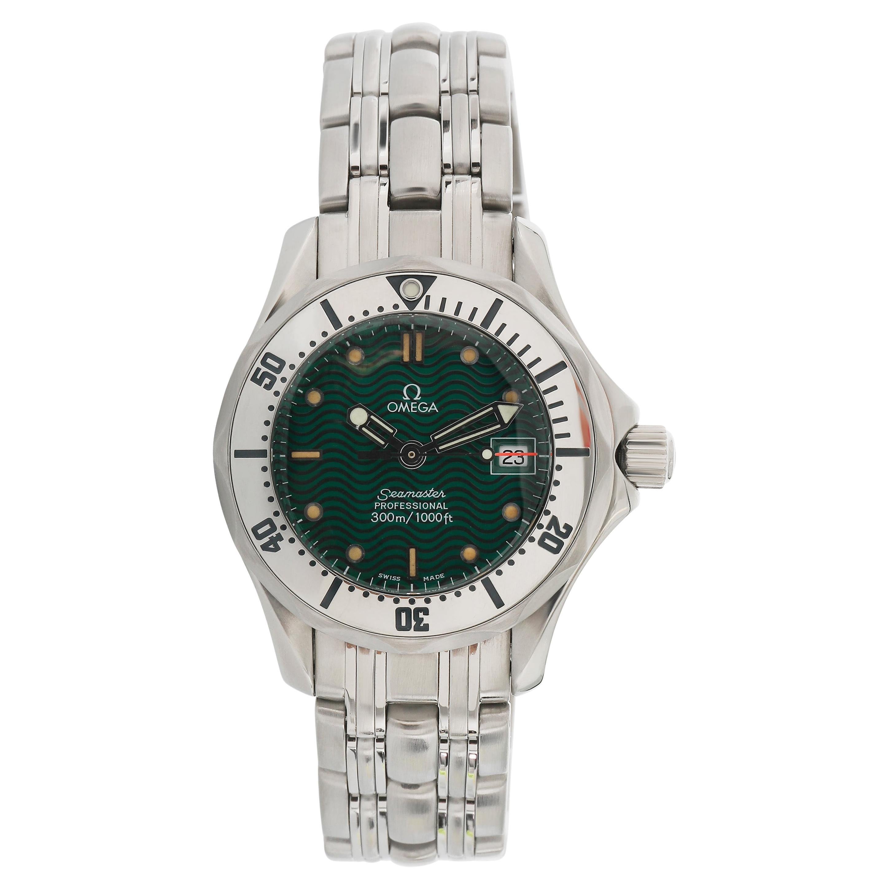 Omega Seamaster Jacques Mayol 2553.41 Damenuhr in  Rostfreier Stahl
