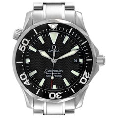 Omega Seamaster James Bond 36 Midsize Black Dial Watch 2262.50.00 Box Card