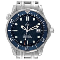 Omega Seamaster James Bond 36 Midsize Blue Wave Dial Mens Watch 2561.80.00