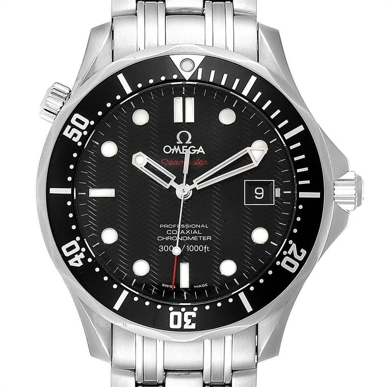 Omega Seamaster James Bond Steel Men S Watch 212 30 41 20 01 002 For Sale At 1stdibs