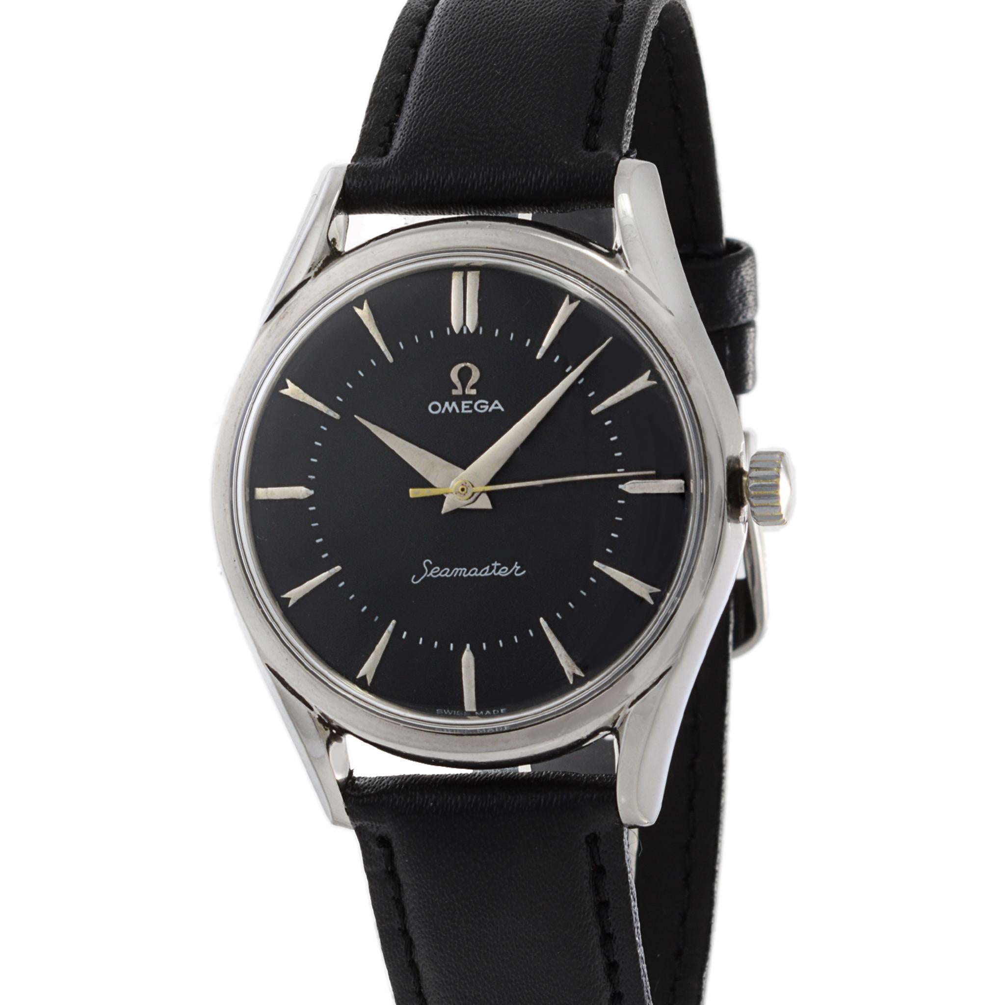 Omega Seamaster Jumbo Calatrava 36 mm à remontage manuel Bon état à New York, NY