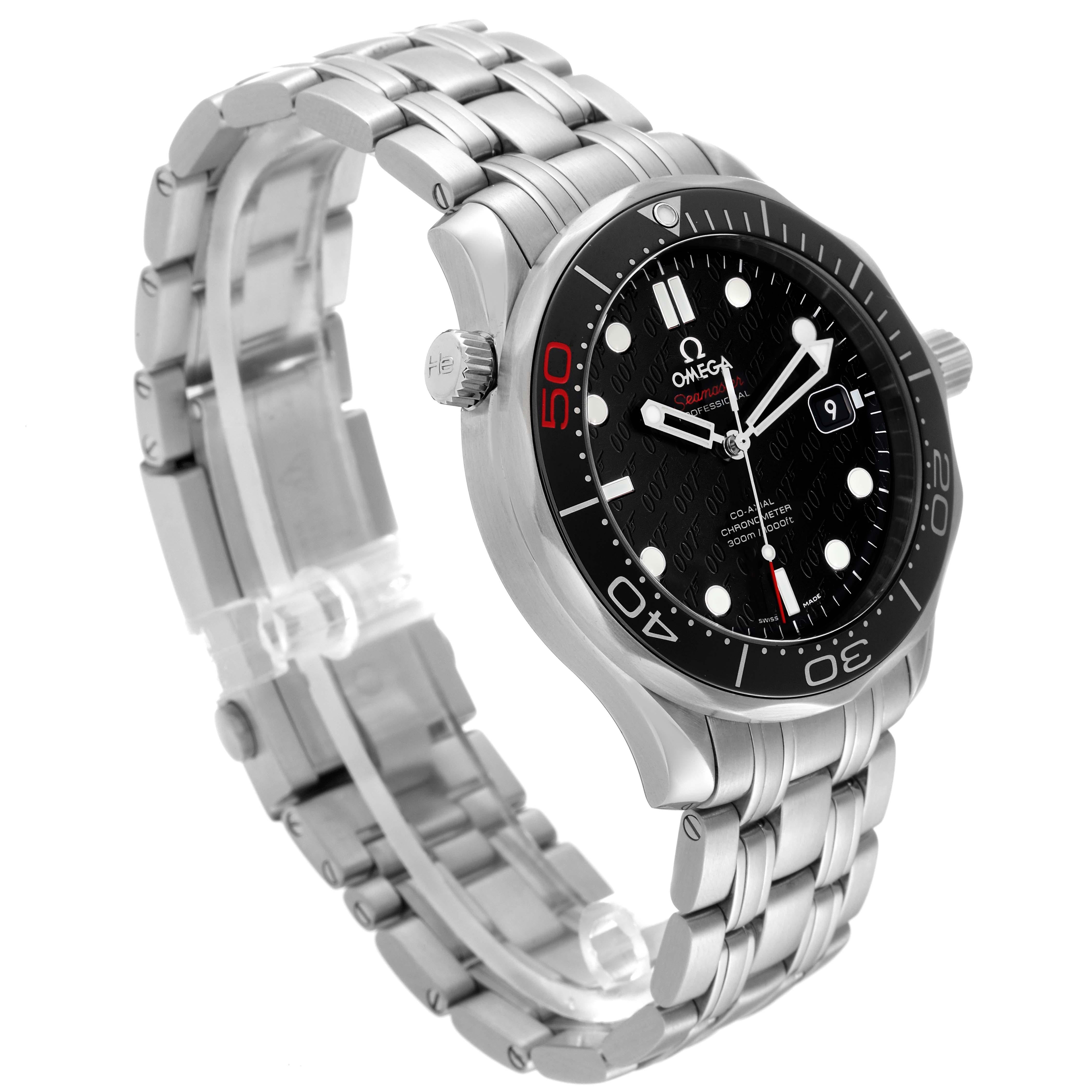 Men's Omega Seamaster Limited Edition Bond 007 Steel Mens Watch 212.30.41.20.01.005 For Sale