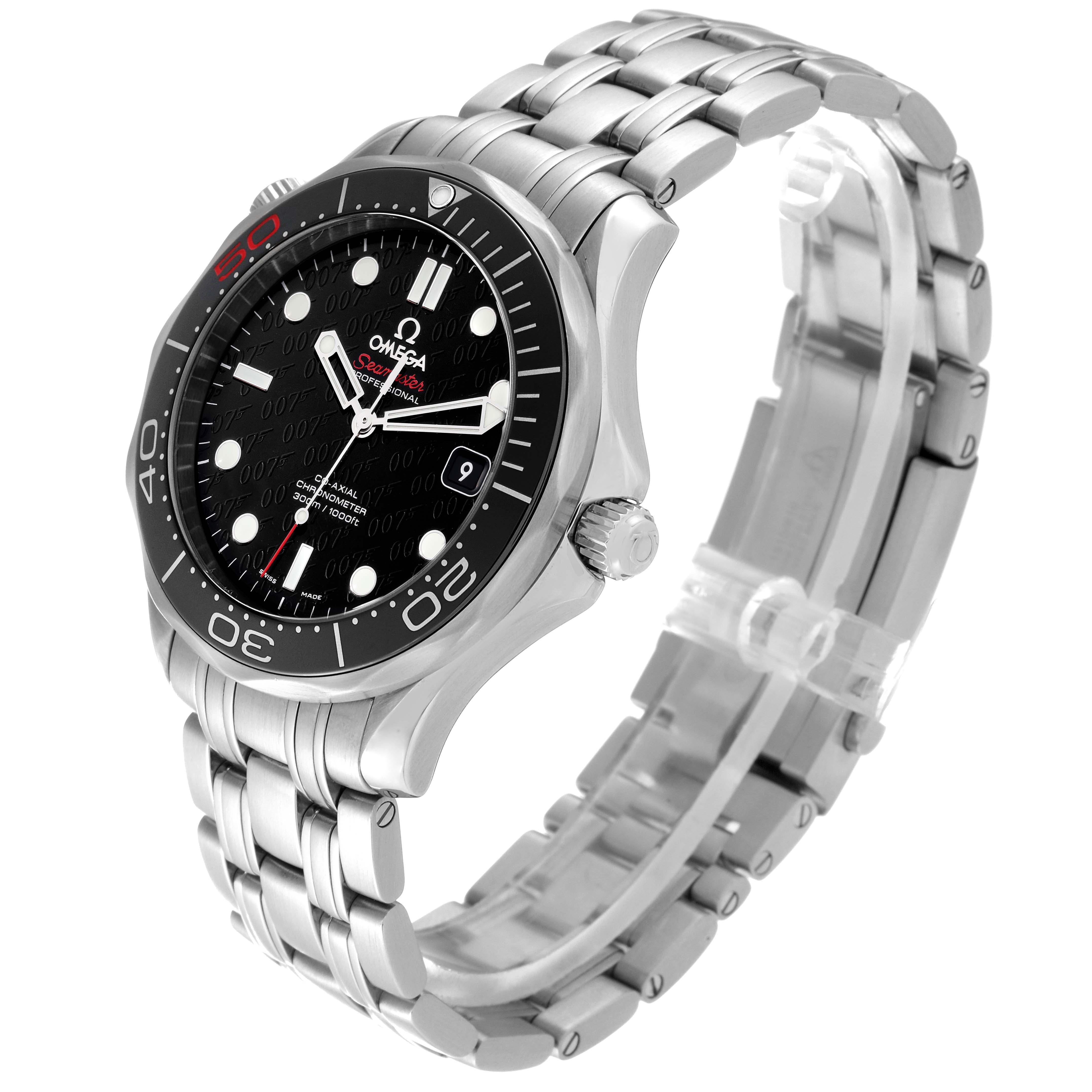 Omega Seamaster Limited Edition Bond 007 Steel Mens Watch 212.30.41.20.01.005 For Sale 3