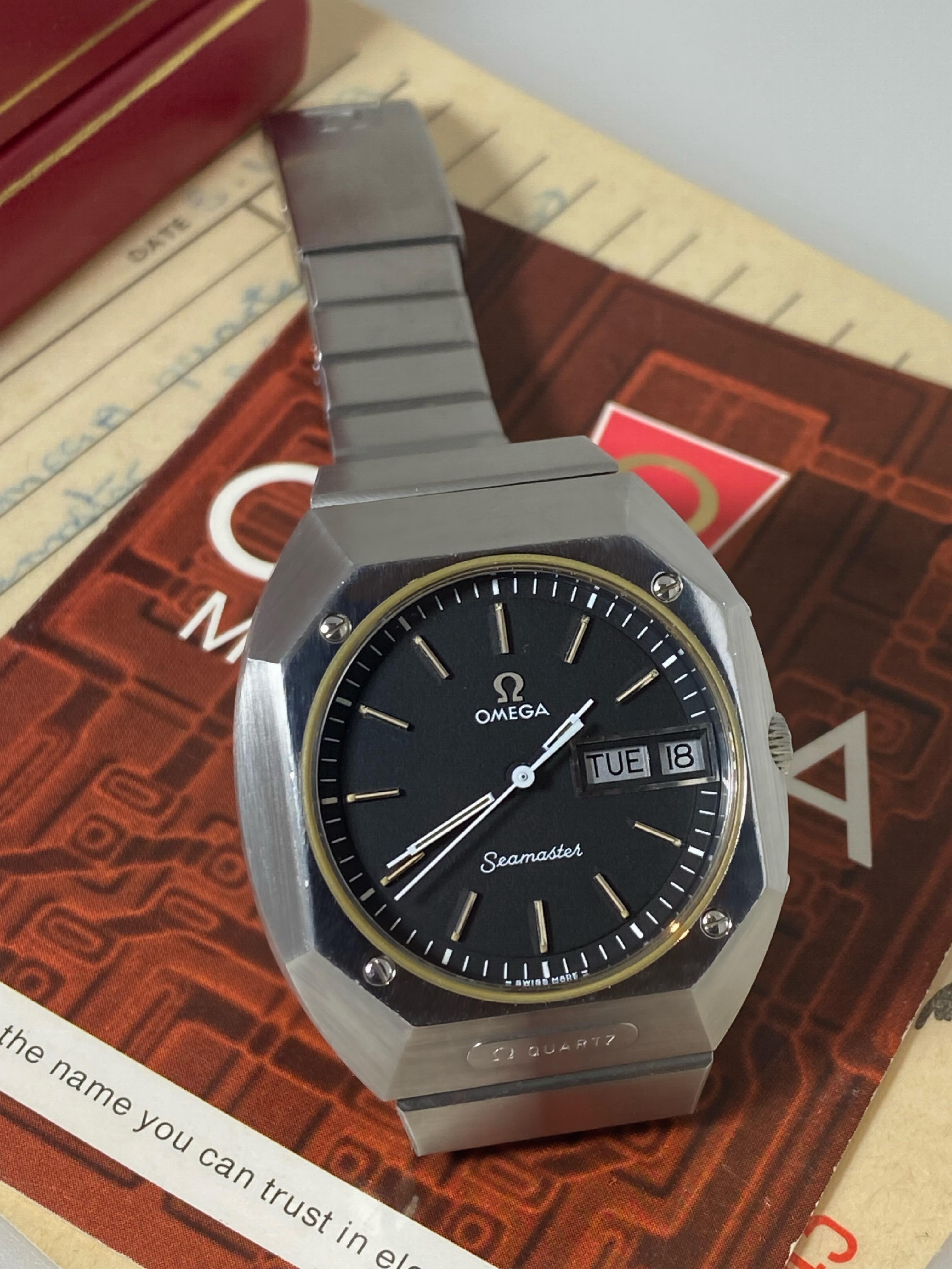 Omega Seamaster Mariner  Day Date Cal 1310 Watch. Box, Papers, Links 3