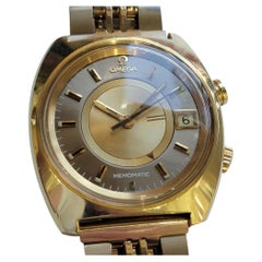 Omega Seamaster Memomatic Mens 1970s 40mm Gold Capped Automatic Alarm RA693