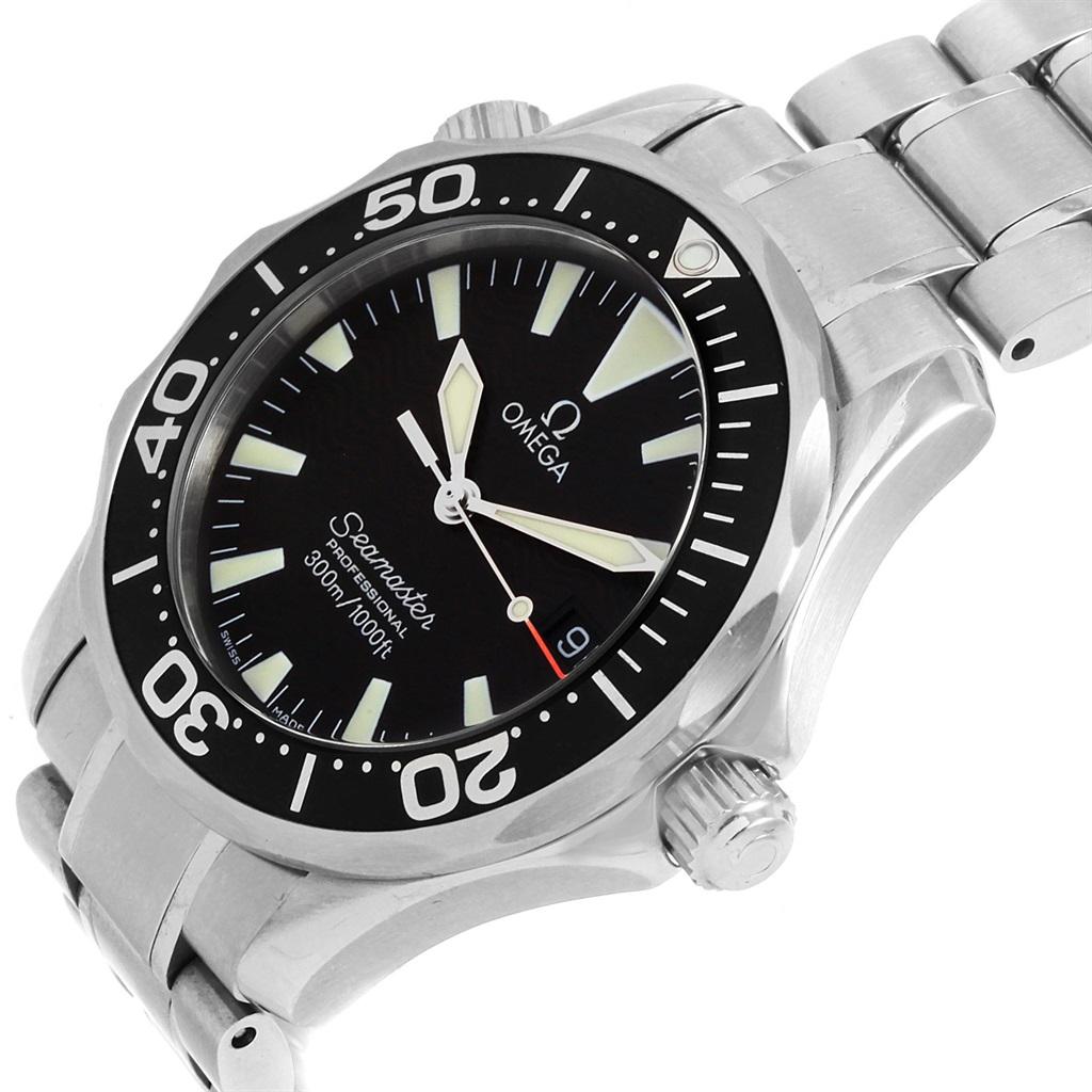 Omega Seamaster Midsize 36 Black Dial Steel Men's Watch 2262.50.00 3