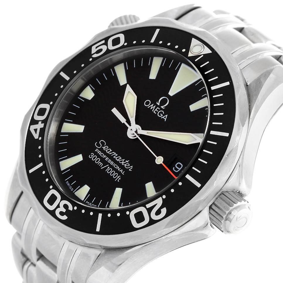 Omega Seamaster Midsize 36 Black Dial Steel Men’s Watch 2262.50.00 For Sale 4