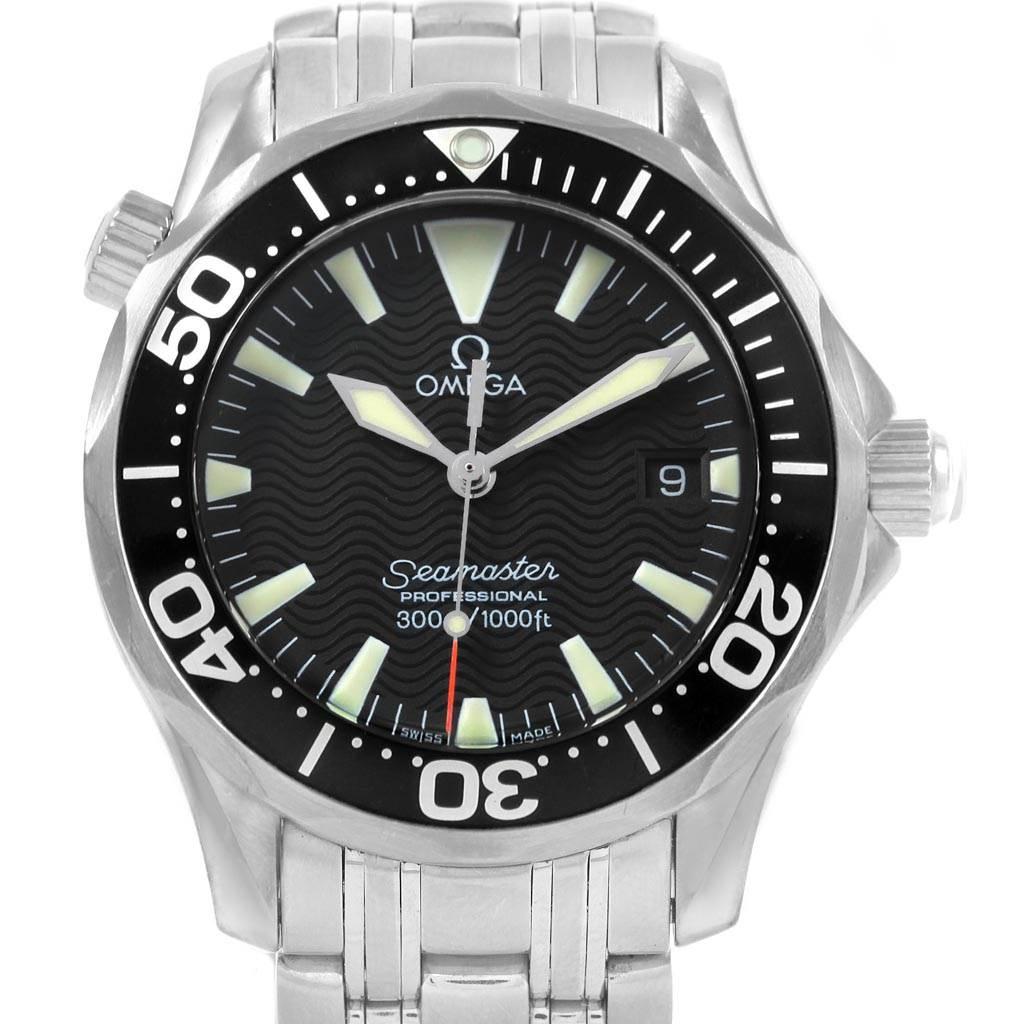 Omega Seamaster Midsize 36 Black Dial Steel Men’s Watch 2262.50.00 For Sale 5