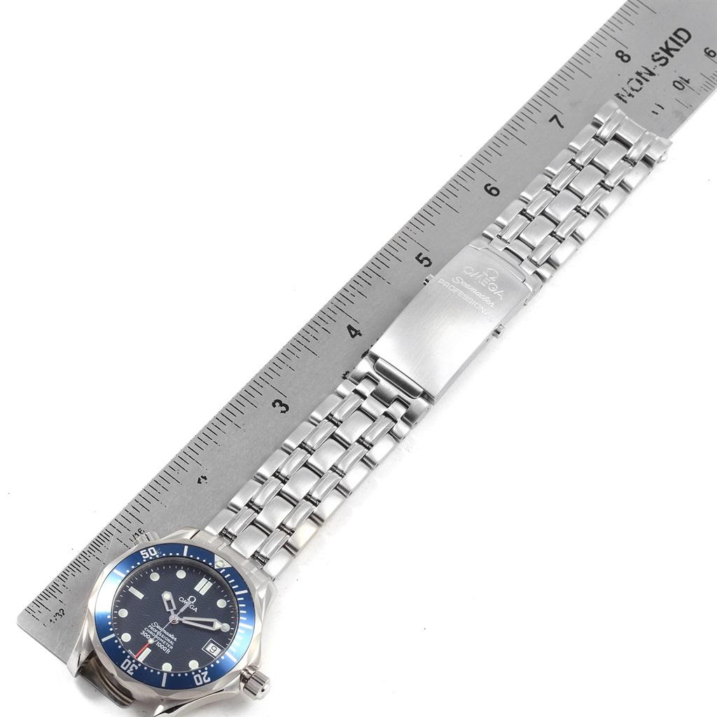 Omega Seamaster Midsize 36 Blue Dial Automatic Steel Watch 2551.80.00 For Sale 6