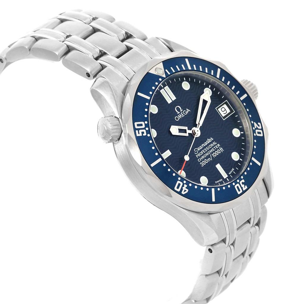 Omega Seamaster Midsize 36 Blue Dial Automatic Steel Watch 2551.80.00 For Sale 3