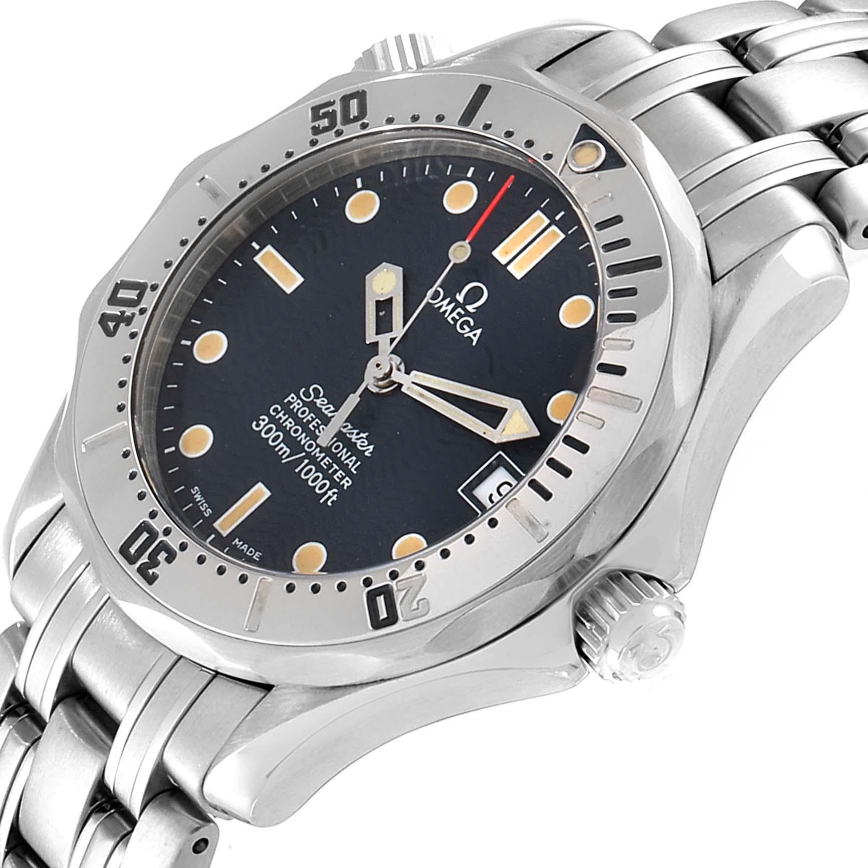 Omega Seamaster Midsize 36 Blue Dial Automatic Steel Watch 2552.80.00 For Sale 1