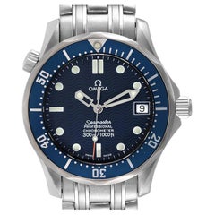 Omega Seamaster Midsize Blue Dial Steel Mens Watch 2551.80.00 Box Card