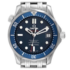 Omega Seamaster Midsize 36mm Co-Axial Steel Mens Watch 2222.80.00 Box Card
