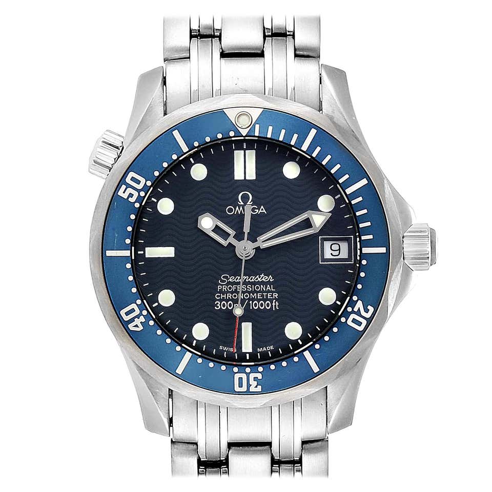 Omega Seamaster Midsize Blue Dial Steel Men's Watch 2551.80.00 For Sale ...