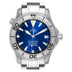 Omega Seamaster Midsize Blue Wave Dial Steel Men's Watch 2553.80.00