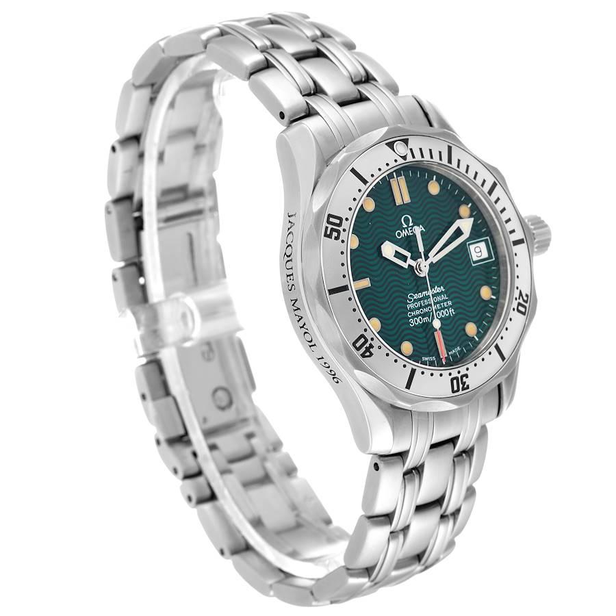 Omega Seamaster Midsize Jacques Mayol Herrenuhr in limitierter Auflage 2553.41.00 im Zustand „Hervorragend“ im Angebot in Atlanta, GA