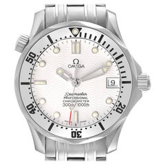 Omega Seamaster Midsize Steel White Dial Mens Watch 2552.20.00