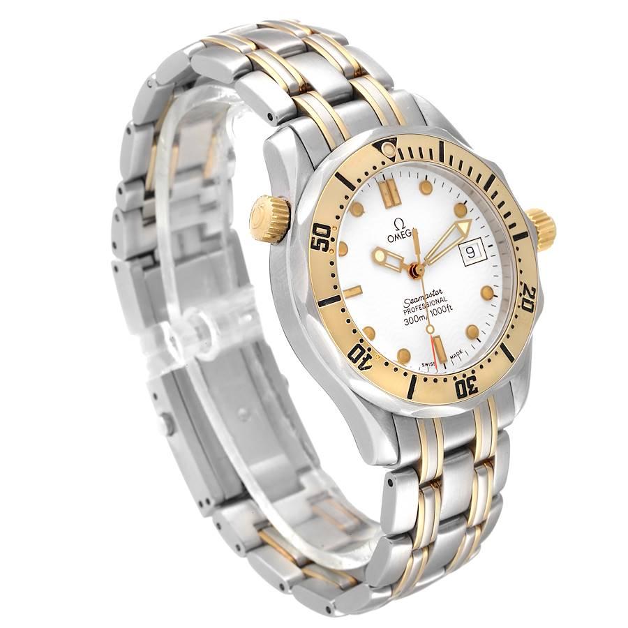 omega seamaster weisses zifferblatt