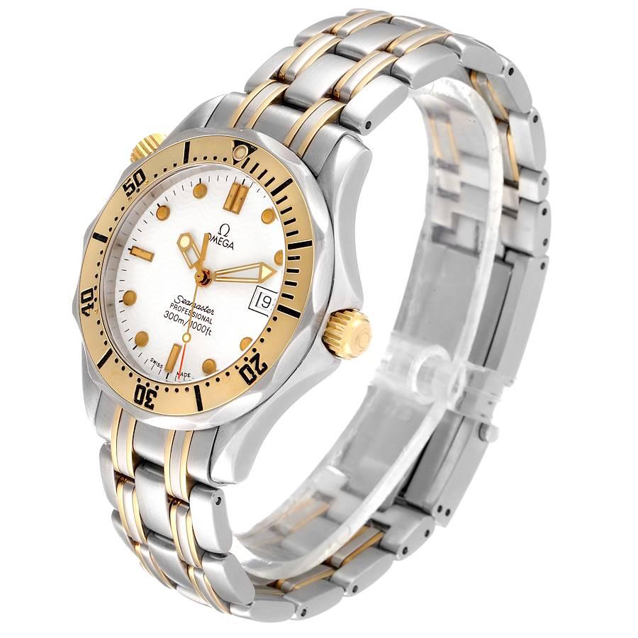 omega weisses zifferblatt