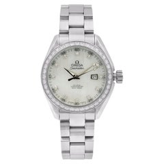 Omega Seamaster MOP Diamond 1.75cttw Automatic Ladies Watch 231.15.34.20.55.001