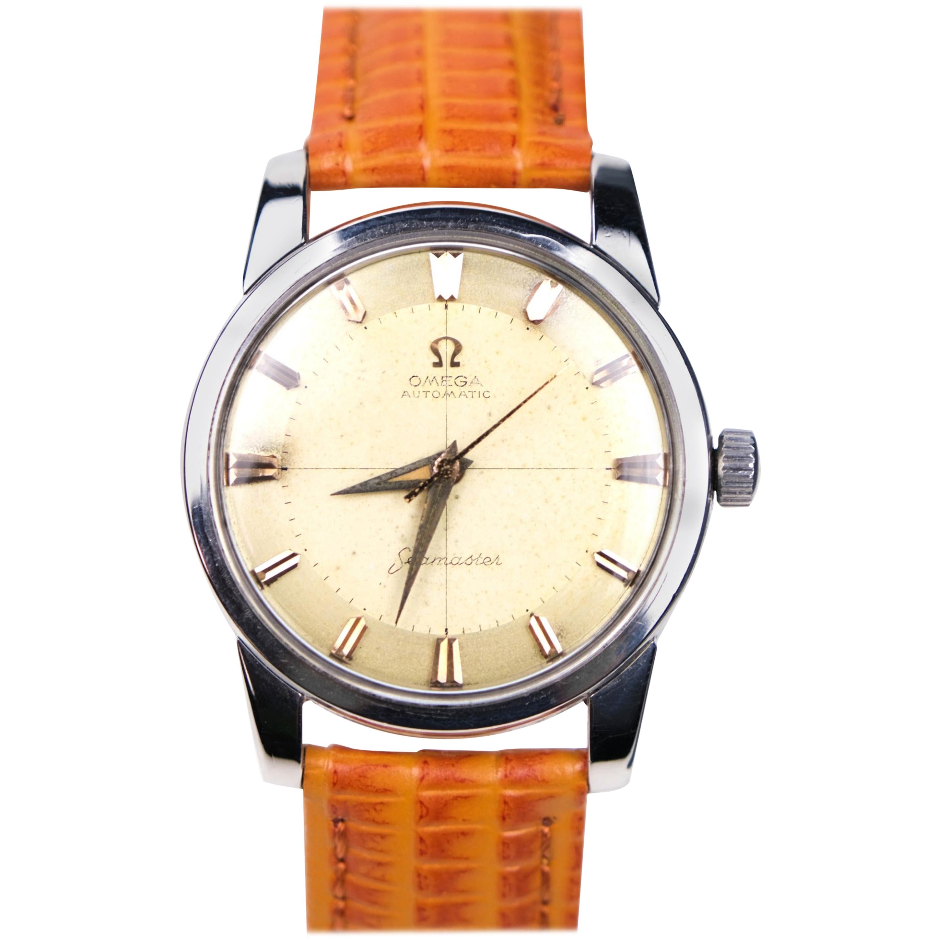 Omega Seamaster, Leather Band Vintage