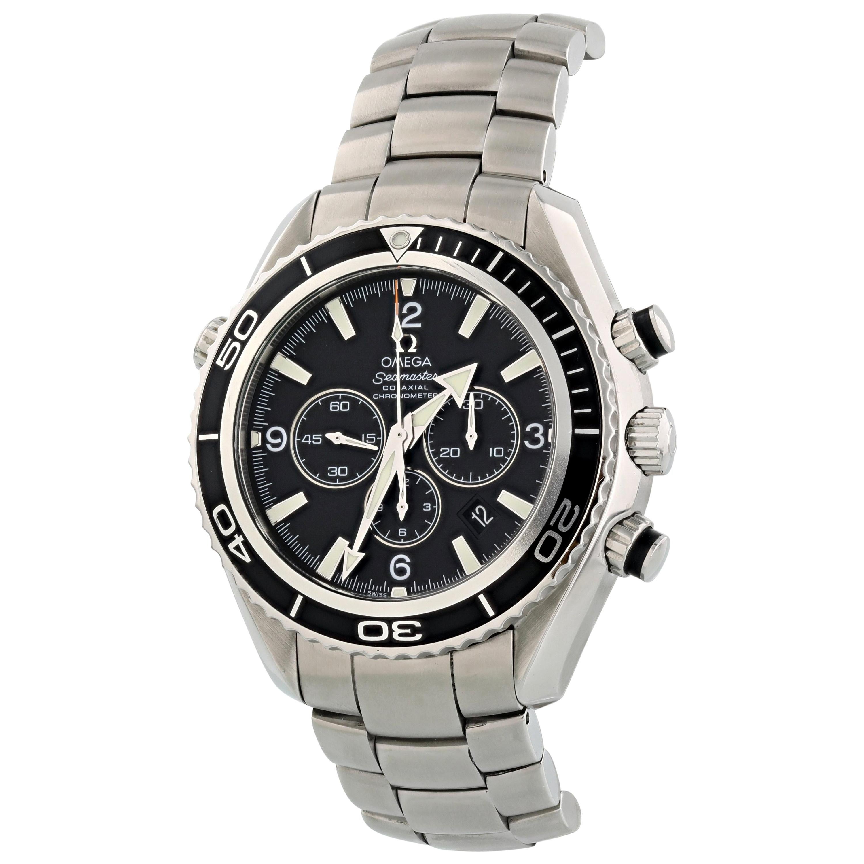 Omega Seamaster Planet Ocean 2210.50.00 600M Co-Axial Men’s Watch For Sale