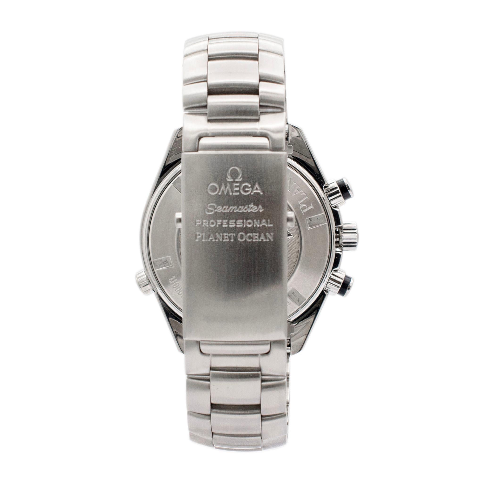 Omega Seamaster Planet Ocean 2210.51.00 45,5 mm Edelstahl Herrenuhr 2