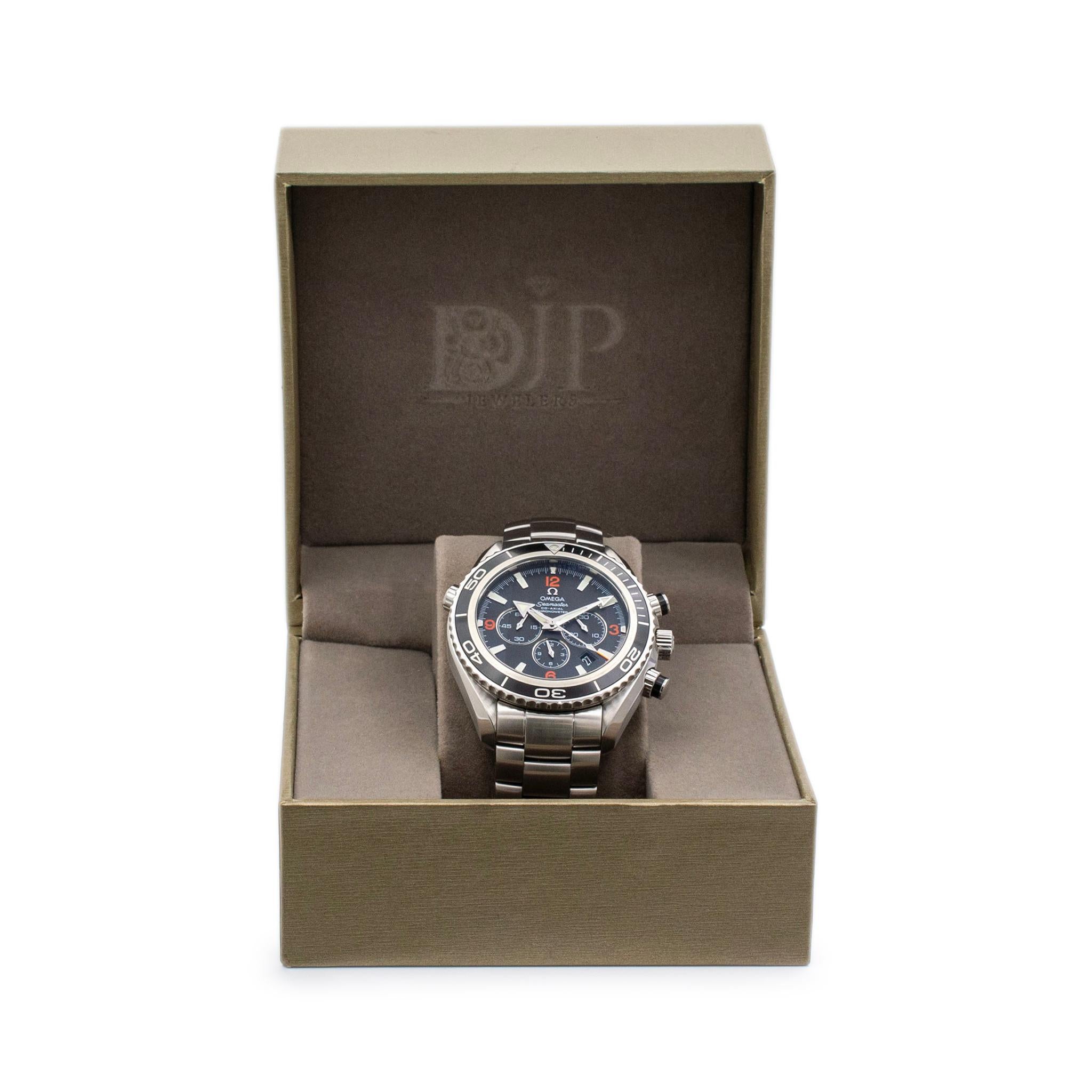 Omega Seamaster Planet Ocean 2210.51.00 45,5 mm Edelstahl Herrenuhr 4