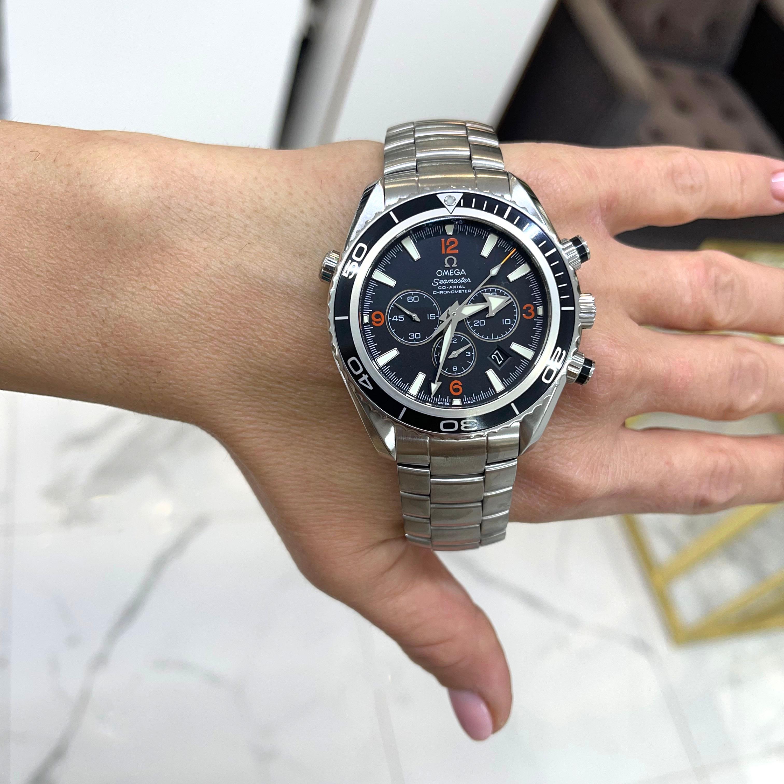 Omega Seamaster Planet Ocean 2210.51.00 45,5 mm Edelstahl Herrenuhr 5
