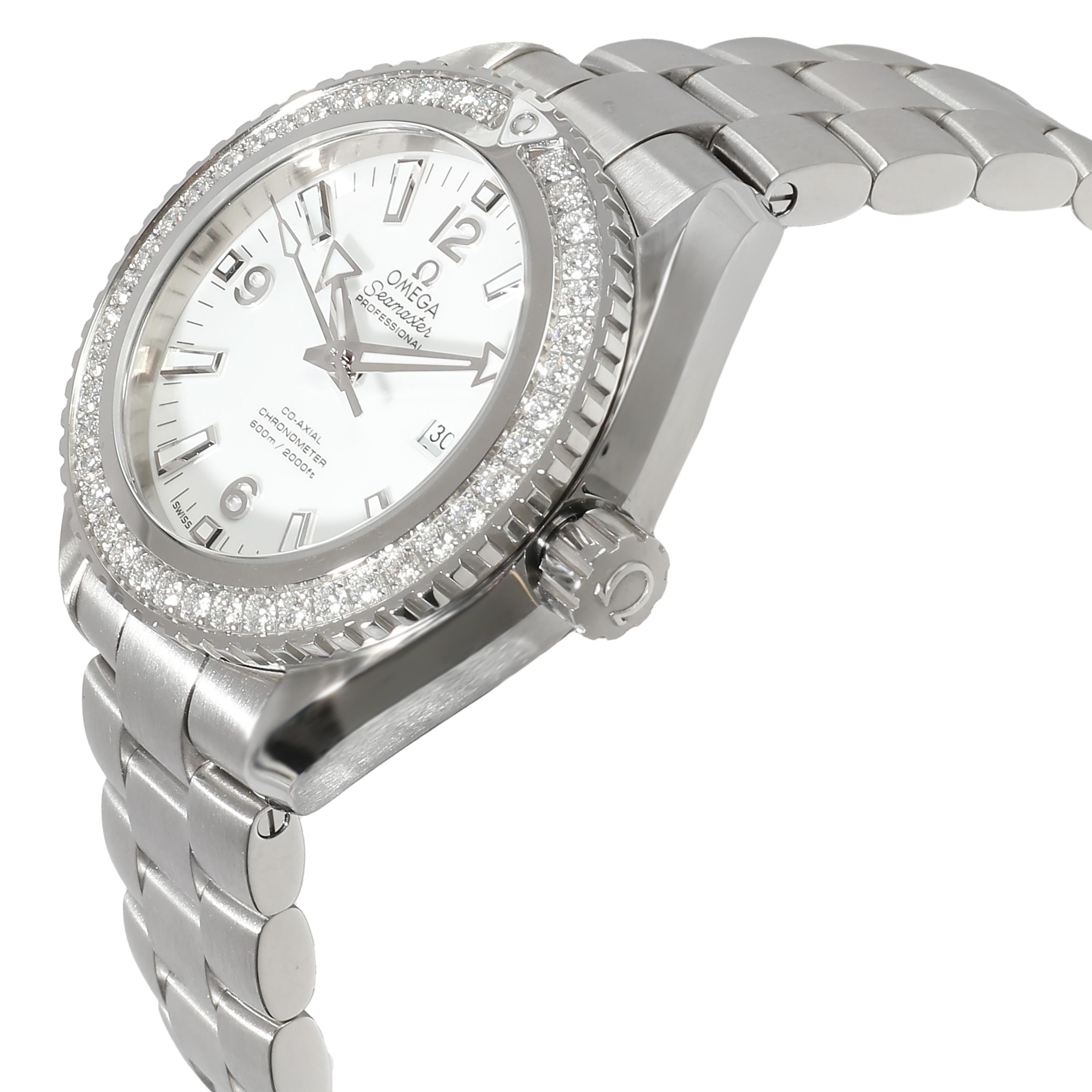 Omega Seamaster Planet Ocean 232.15.38.20.04.001 Unisex Stainless Steel Watch In Excellent Condition In New York, NY
