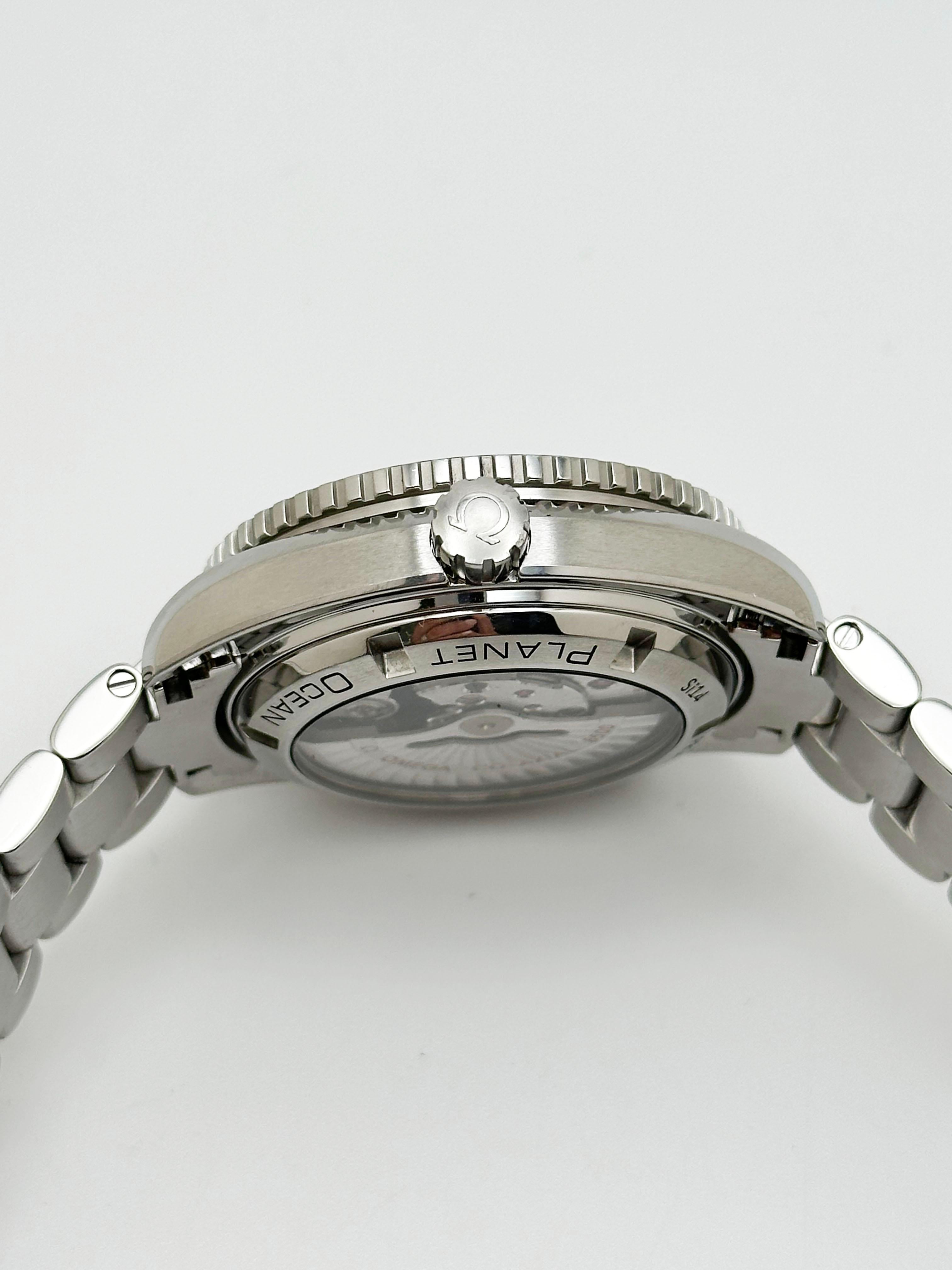 Omega Seamaster Planet Ocean 232.30.42.21.01.003 42mm Stainless Box Paper For Sale 7