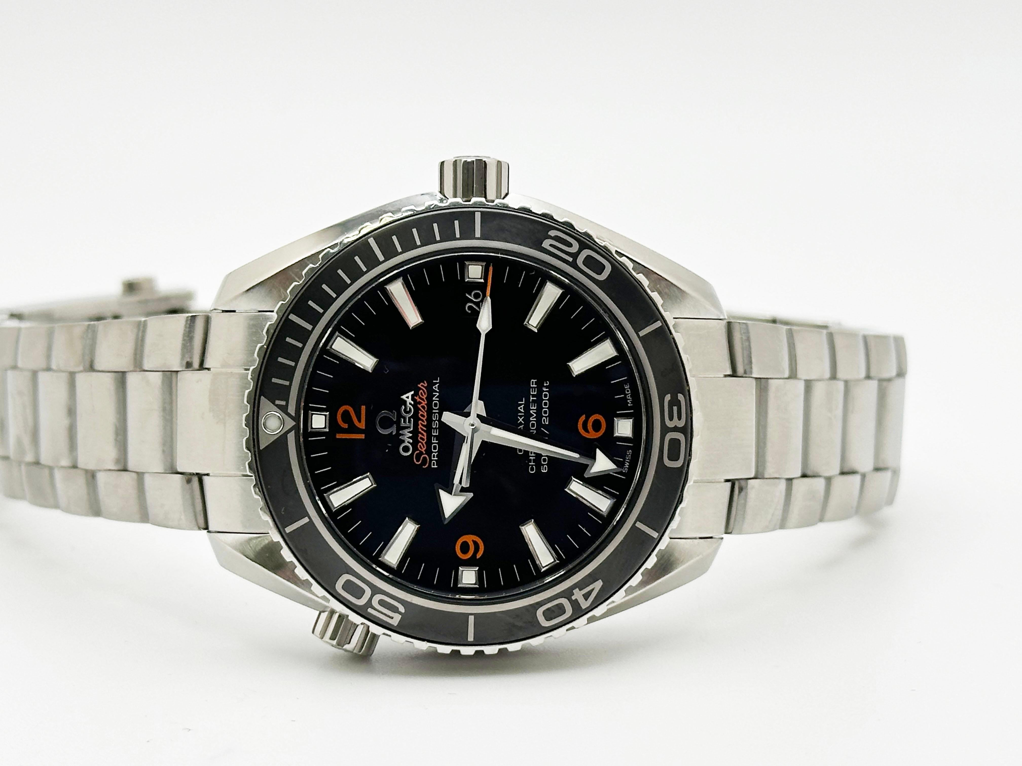 Omega Seamaster Planet Ocean 232.30.42.21.01.003 42mm Stainless Box Paper For Sale 8
