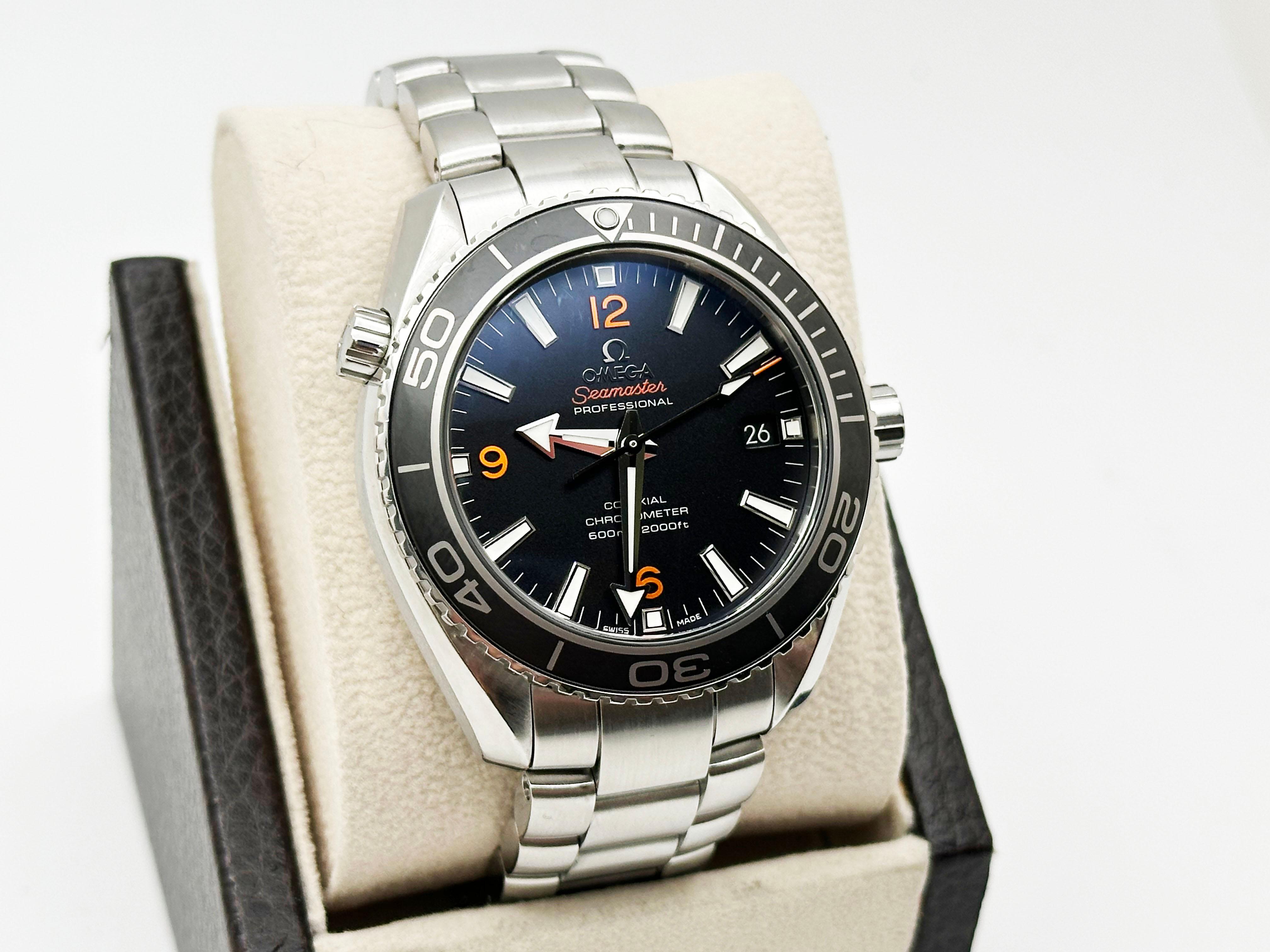 Omega Seamaster Planet Ocean 232.30.42.21.01.003 42mm Stainless Box Paper For Sale 2