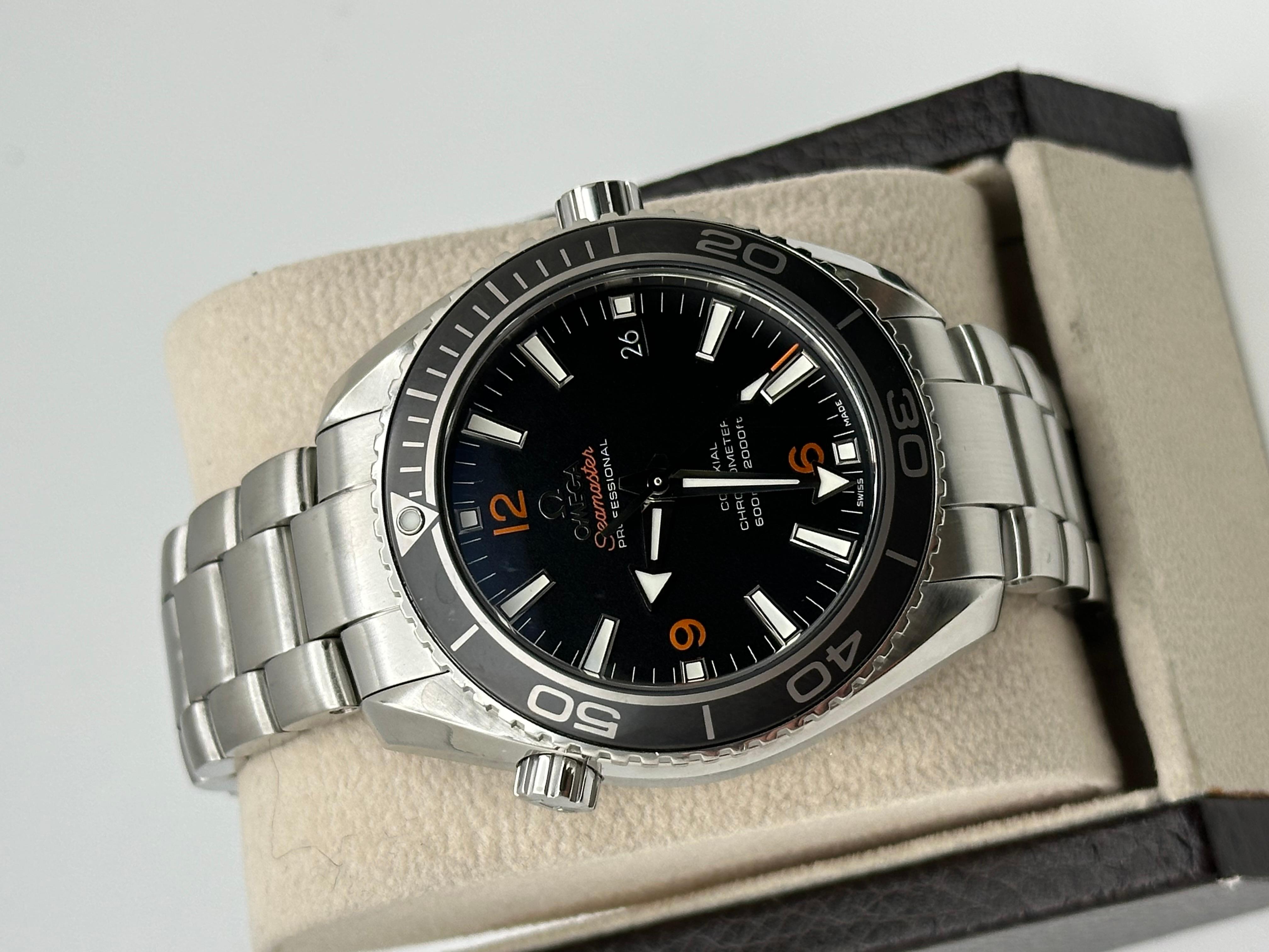 Omega Seamaster Planet Ocean 232.30.42.21.01.003 42mm Stainless Box Paper For Sale 3