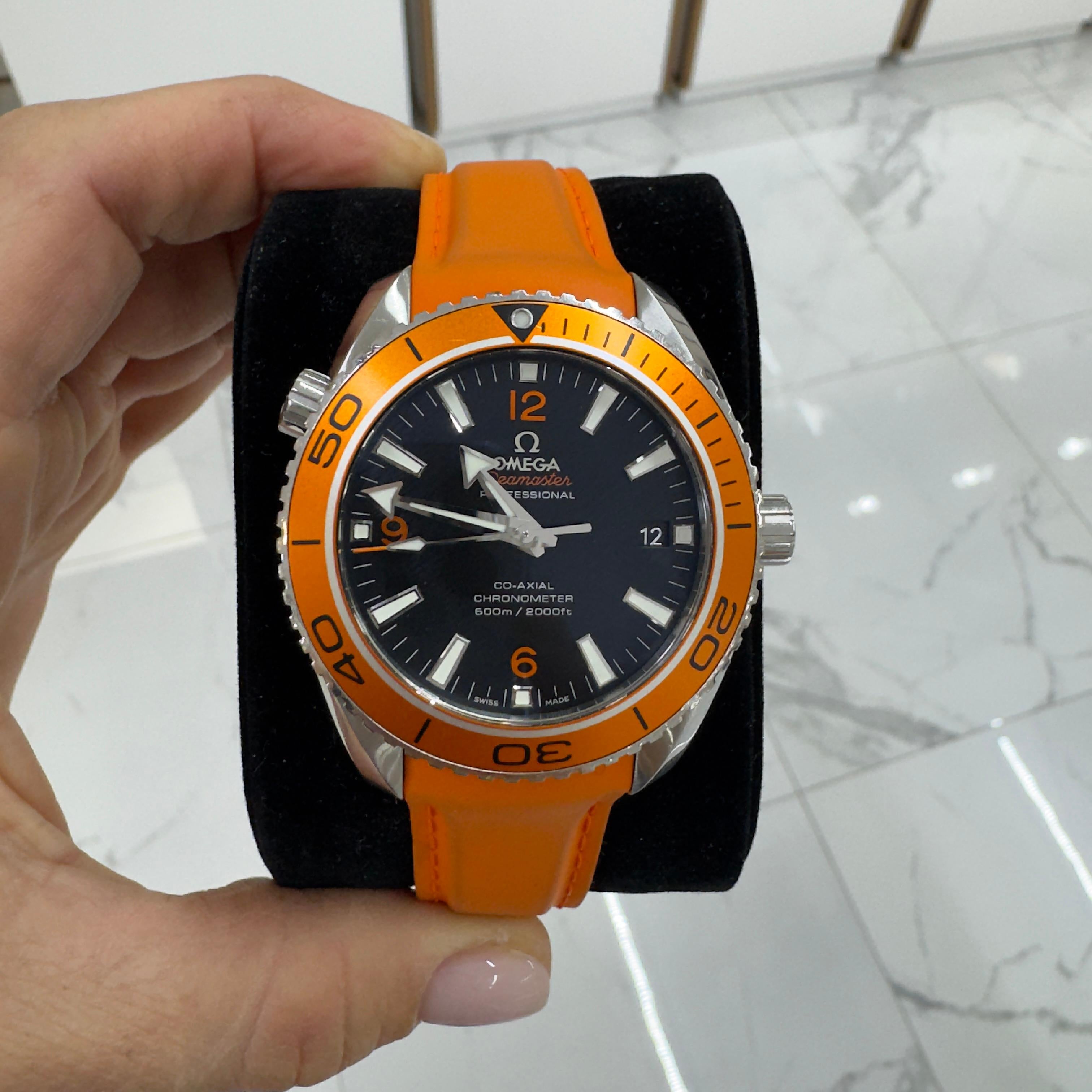 Omega Seamaster Planet Ocean 42MM 232.32.42.21.01.001 Orange Stahluhr 5