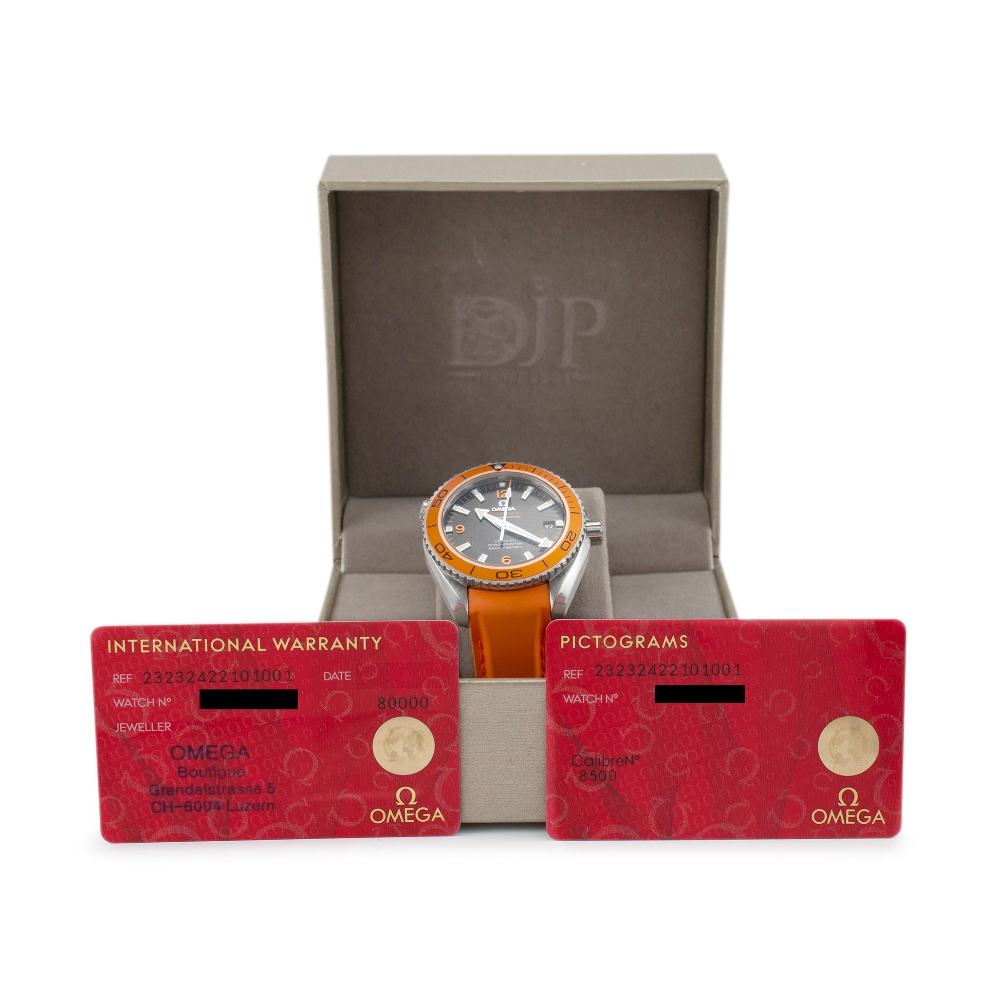 Omega Seamaster Planet Ocean 42MM 232.32.42.21.01.001 Orange Stahluhr 4