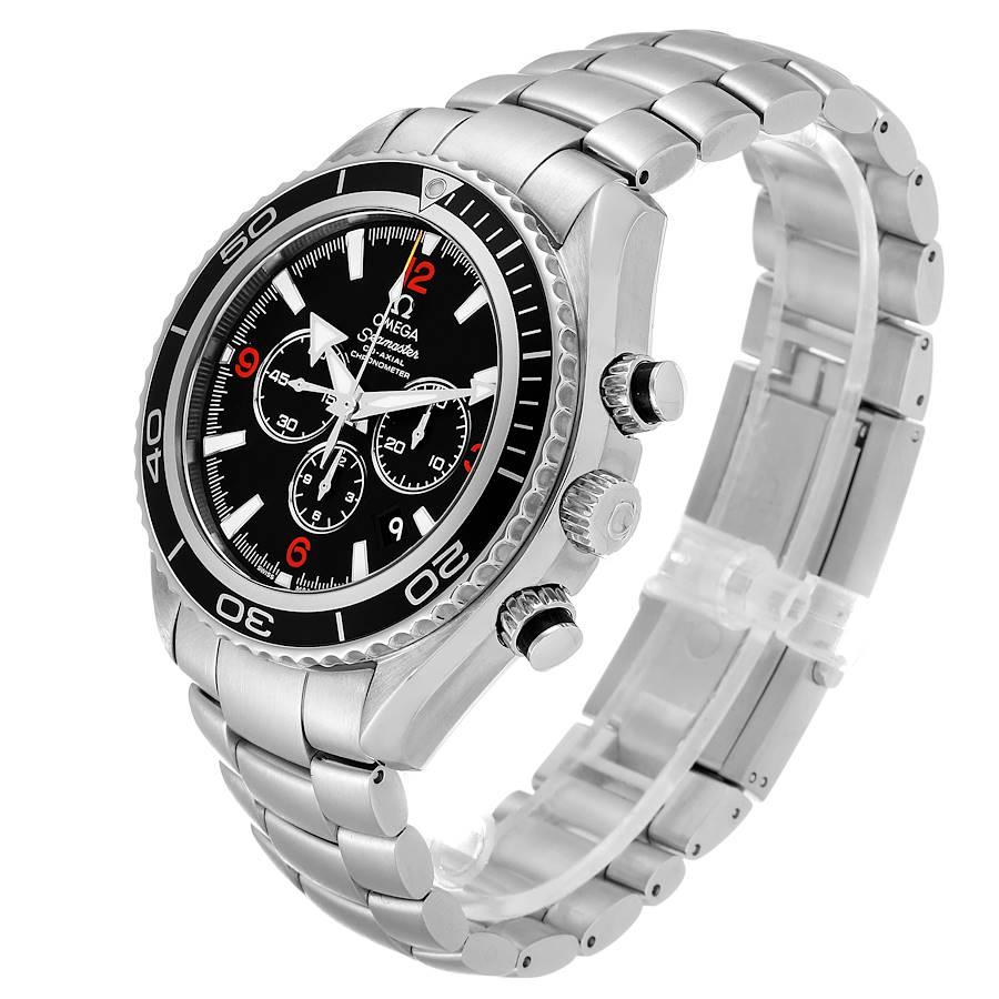 Omega Seamaster Planet Ocean Chronograph Men's Watch 2210.51.00 Box Card For Sale 1