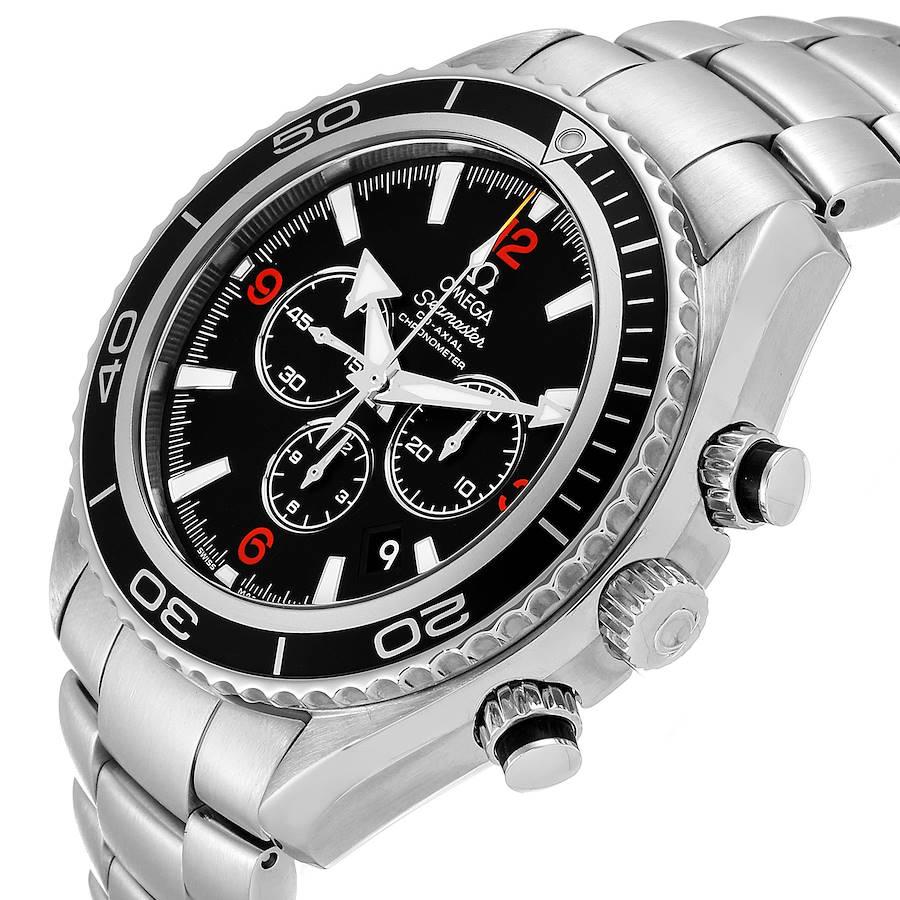Omega Seamaster Planet Ocean Chronograph Men's Watch 2210.51.00 Box Card For Sale 2