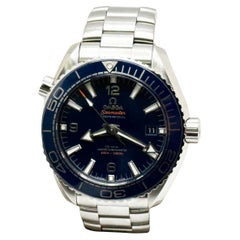 Omega Seamaster Planet Ocean 600M 215.30.44.21.03.001 Blue Dial Steel Box Paper