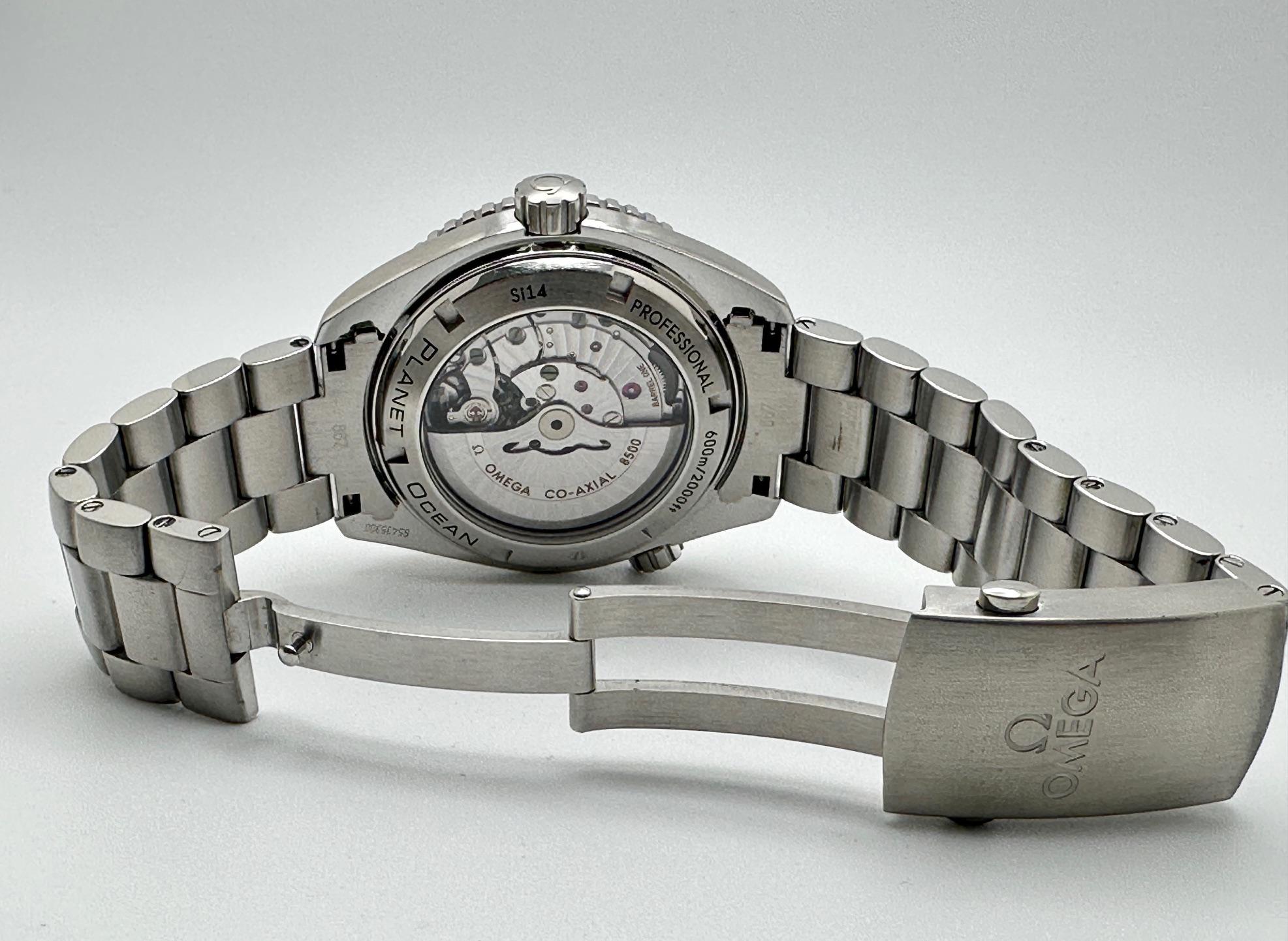 Omega Seamaster Planet Ocean 600M 232.30.46.21.01.001 45,5mm Acero Caja Papel en venta 2