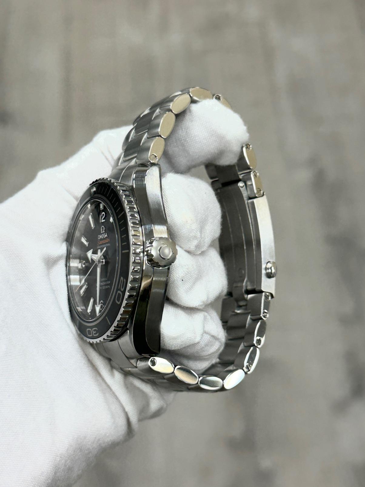 Omega Seamaster Planet Ocean 600M 232.30.46.21.01.001 45,5mm Acero Caja Papel en venta 5