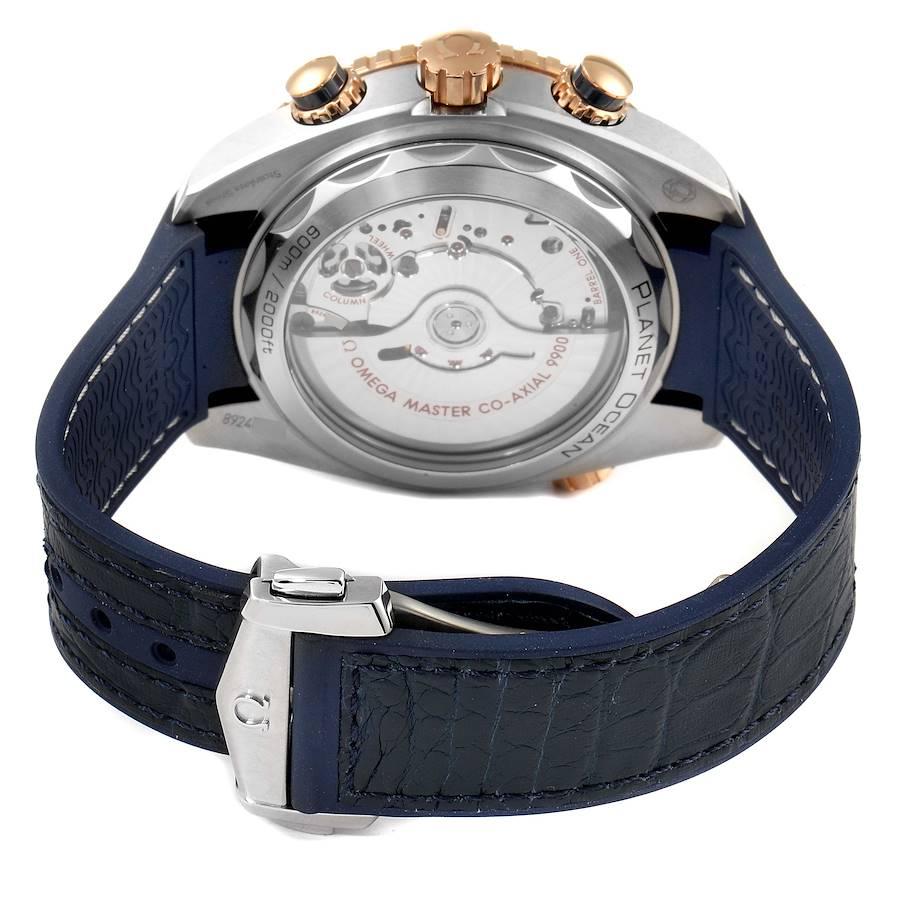 Men's Omega Seamaster Planet Ocean 600m Co-Axial Watch 215.23.46.51.03.001 Box Card For Sale