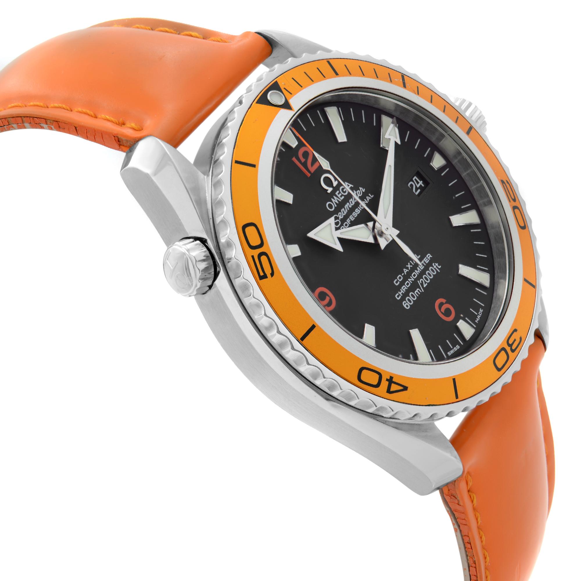 Men's Omega Seamaster Planet Ocean Steel Black Dial Automatic Watch 2908.50.38