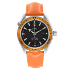 Omega Seamaster Planet Ocean Stahl schwarzes Zifferblatt Automatikuhr 2908.50.38