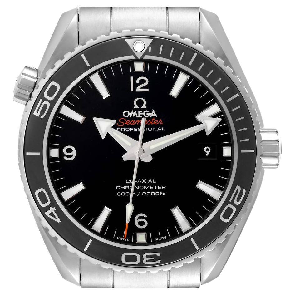 Omega Seamaster Planet Ocean 600M Steel Mens Watch 232.30.46.21.01.001 Box Card For Sale