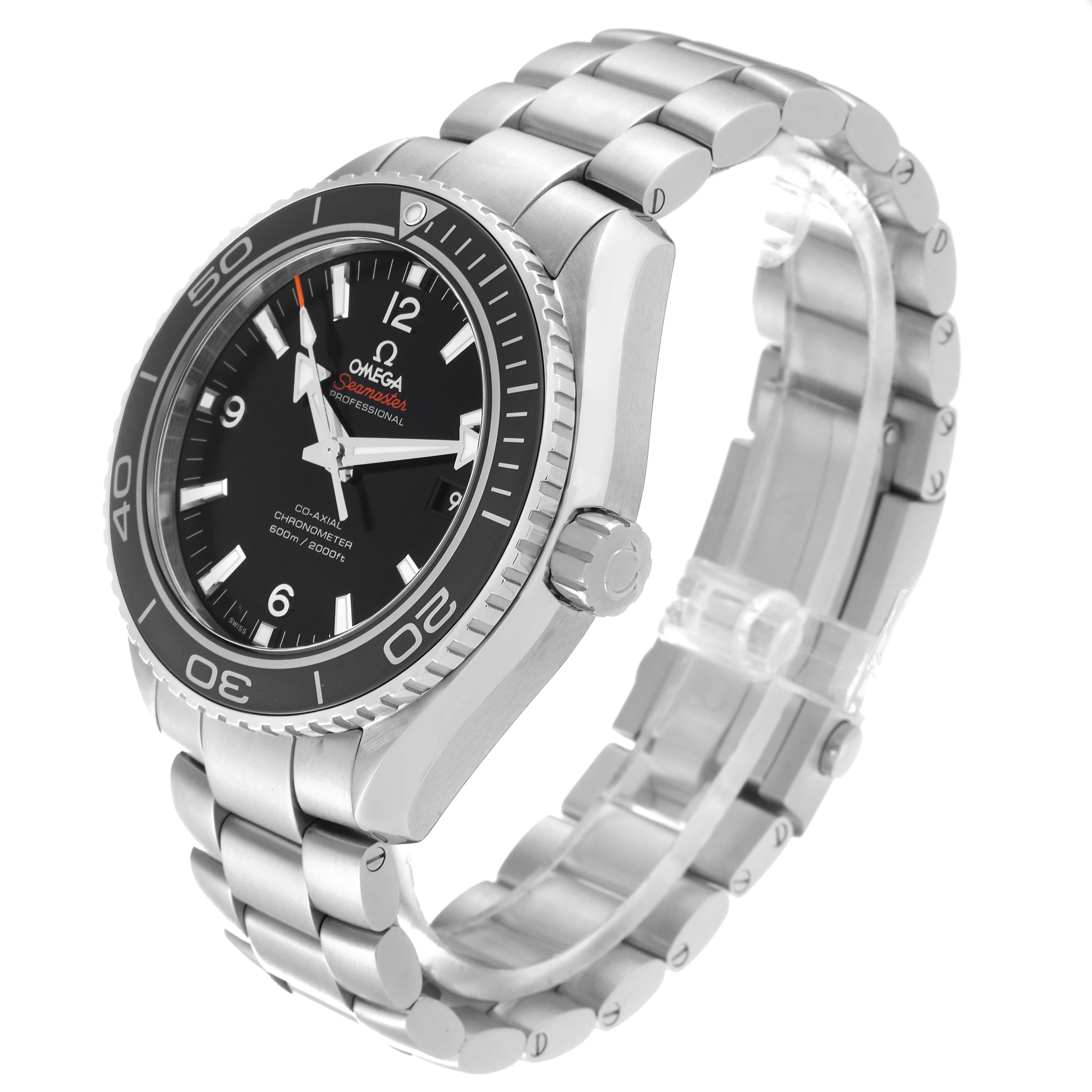 Omega Seamaster Planet Ocean 600M Steel Mens Watch 232.30.46.21.01.001 Card For Sale 5