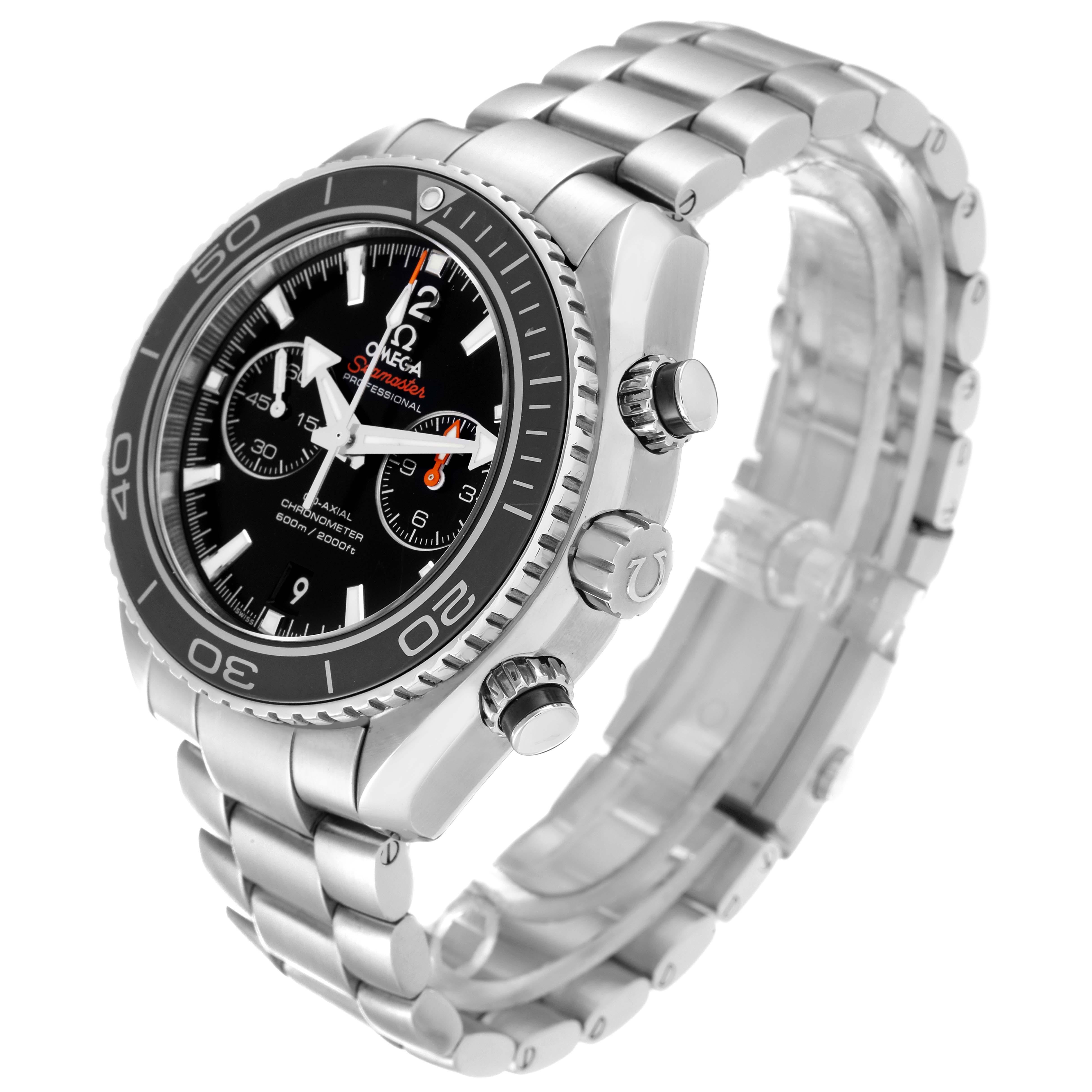 Omega Seamaster Planet Ocean 600M Steel Mens Watch 232.30.46.51.01.001 Box Card For Sale 1