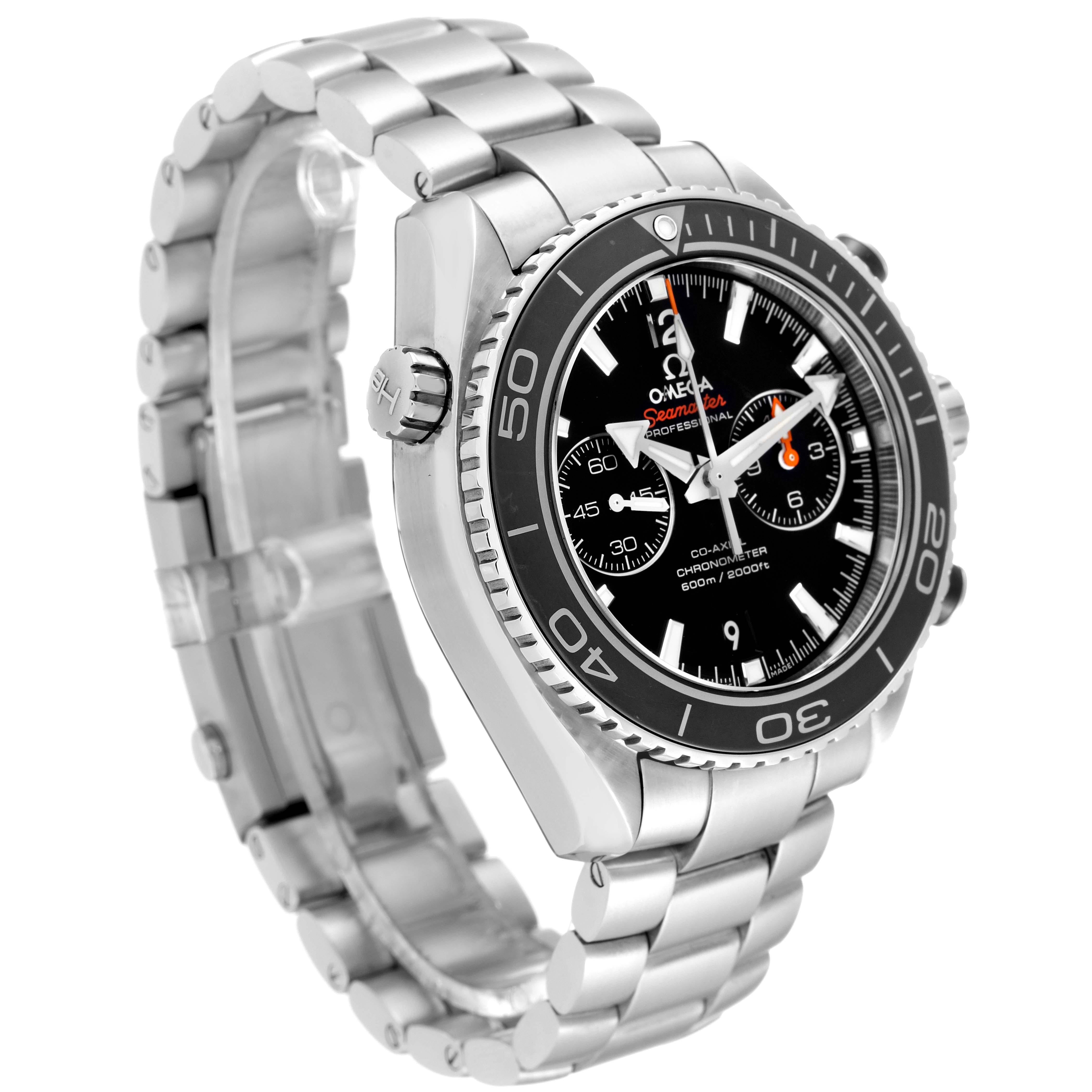 Omega Seamaster Planet Ocean 600M Steel Mens Watch 232.30.46.51.01.001 Box Card For Sale 2