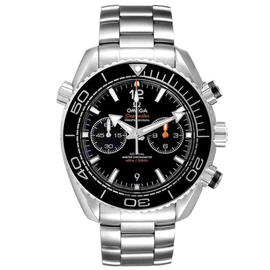 Omega Seamaster Planet Ocean 600M Watch 215.30.46.51.01.001 Box Card. Automatic self-winding chronograph movement with with column wheel and Co-Axial escapement. Certified Master Chronometer, approved by METAS, resistant to magnetic fields